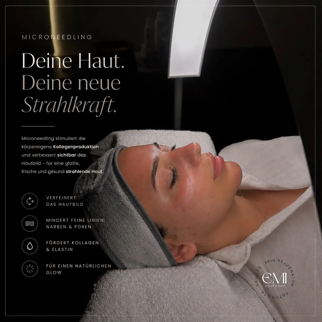 Gönn deiner Haut nach dem Microneedling Zeit